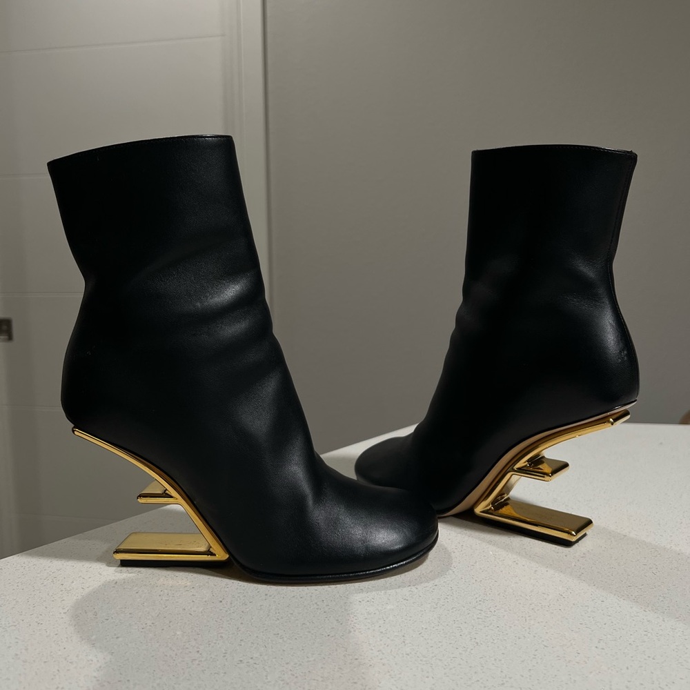 Fendi First 105mm ankle boots